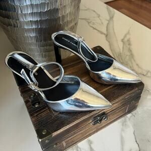 Vince Camuto Talayem Heels in Silver